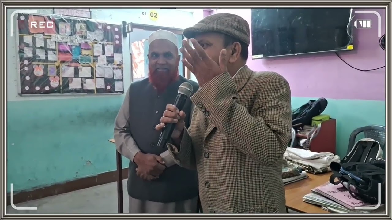 Usman Minai visit at Ali public school