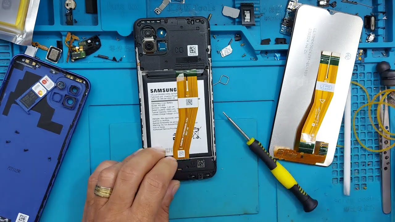 COMO TROCAR TELA FRONTAL SAMSUNG GALAXY A03