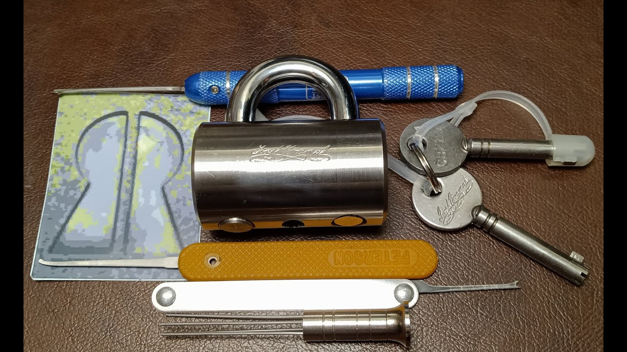 [L152] Bramah BP17 Padlock Picked