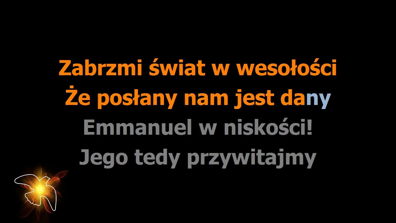 W żłobie leży któż pobieży - podkład muzyczny (karaoke)