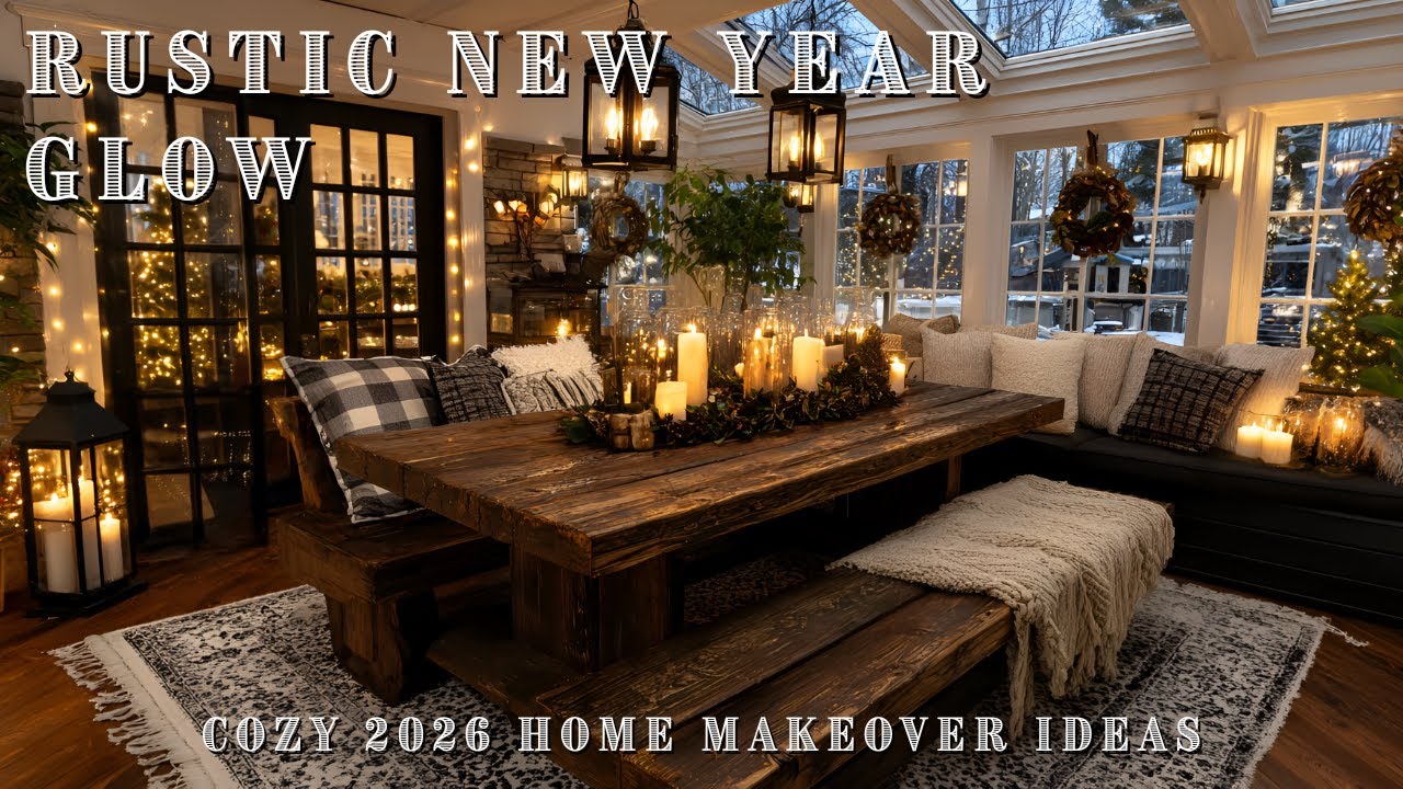 Rustic New Year Home Makeover 2026: Cozy, Affordable & Stylish Winter Decor Ideas