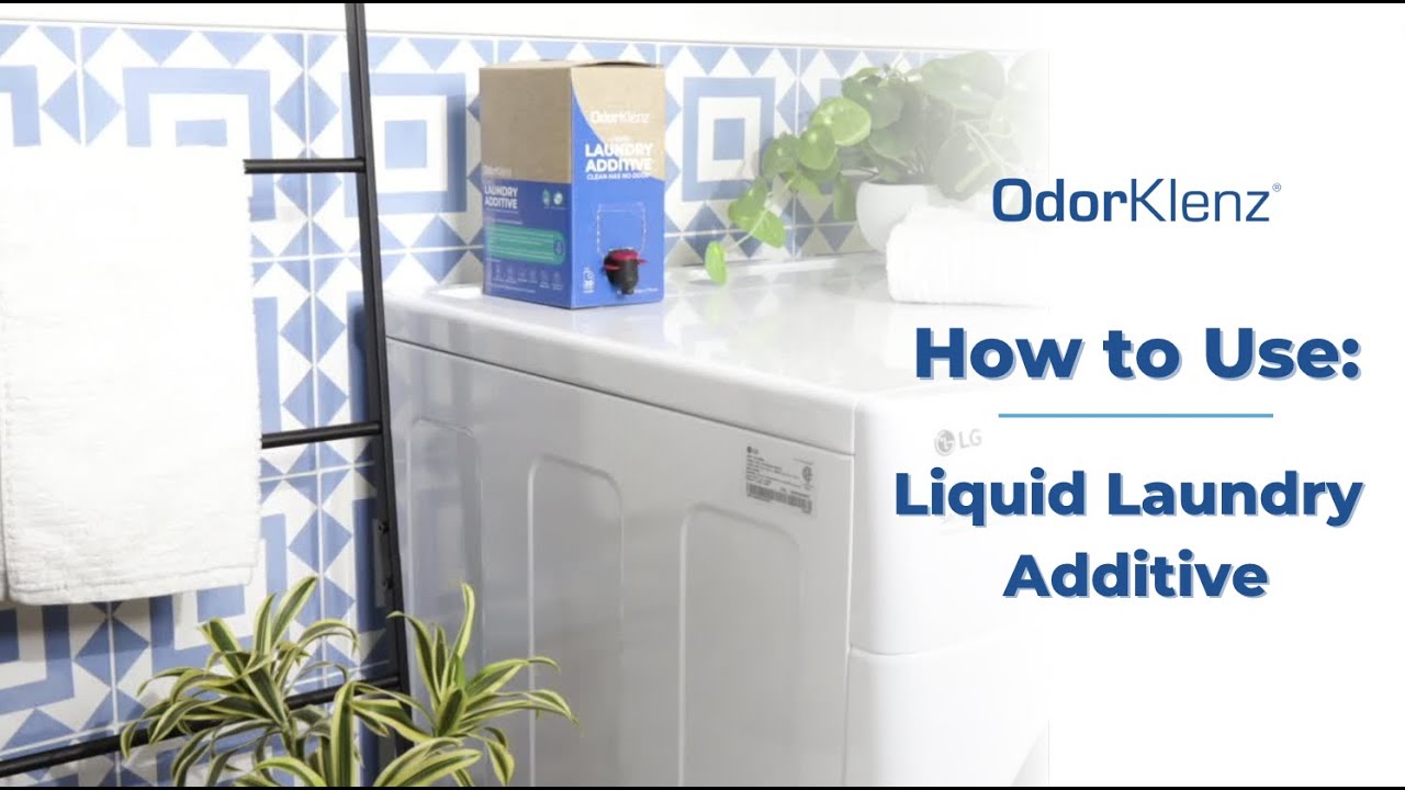How to use OdorKlenz Laundry Additive