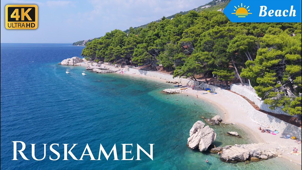 Ruskamen Beach Omiš - Croatia's Hidden Gem on the Adriatic Coast