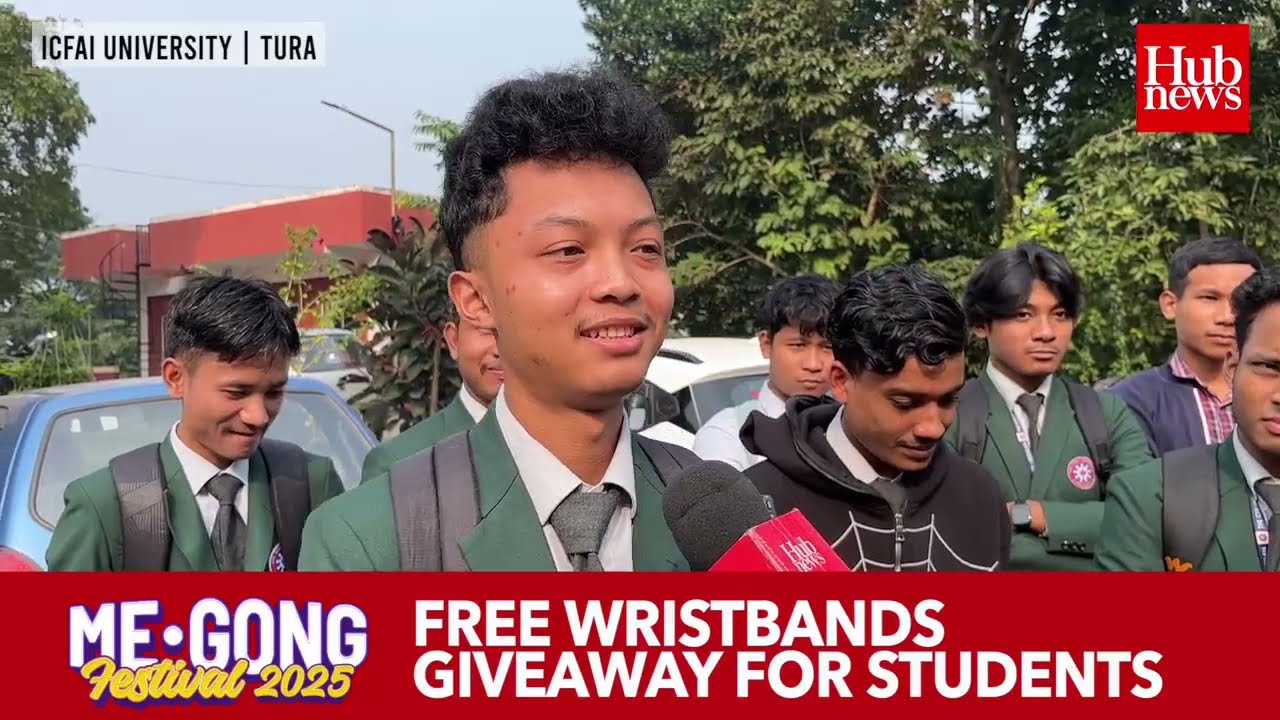 HubNews Giveaway | ICFAI Tura Students win Megong tickets by answering interesting & fun questions