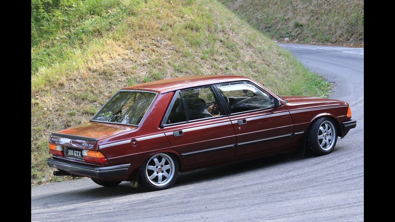Montée historique de villereversure 2025 en peugeot 305 gtx