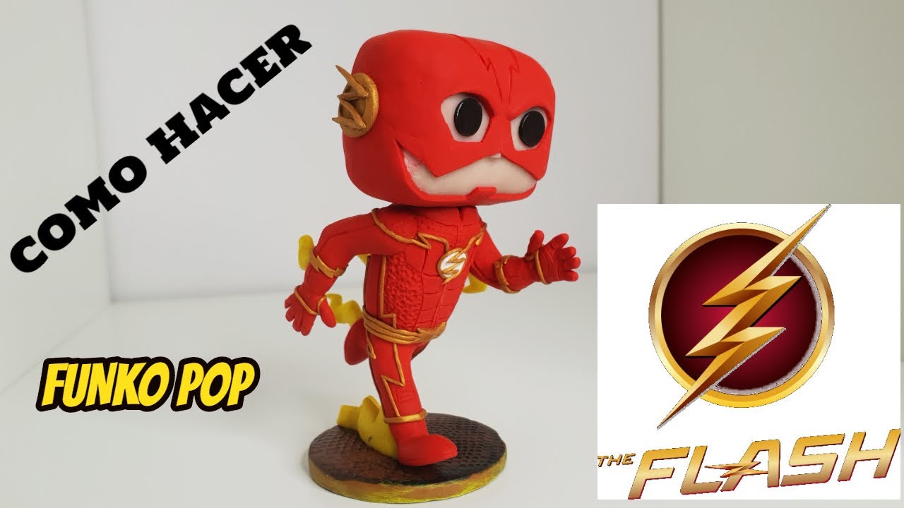 Como hacer Funko Pop de THE FLASH (713) con Sculpey3 [Plastilina|Porcelana Fria|Clay]