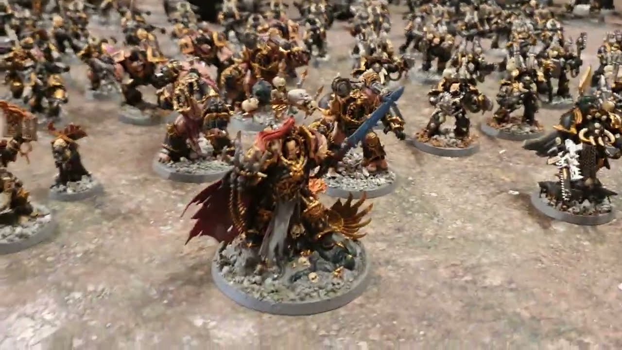 Black Legion Chaos Space Marines Warhammer 40k Army Showcase