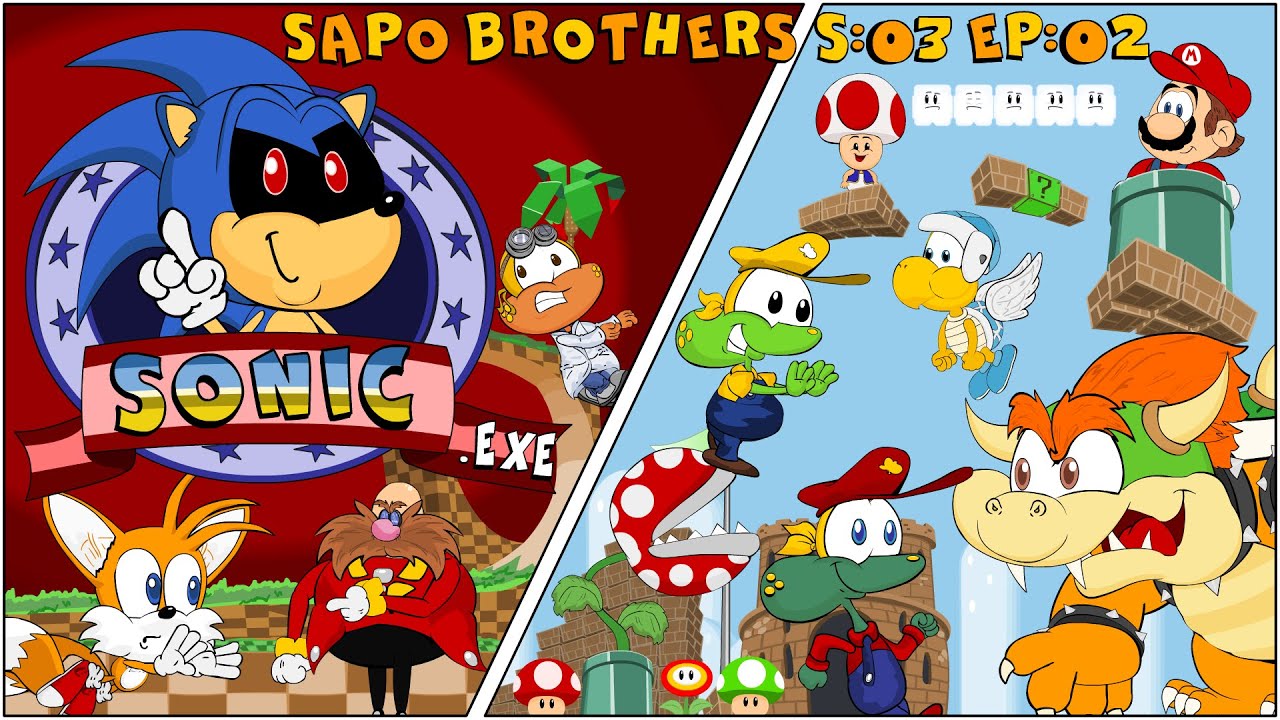 Sapo Brothers S03:Ep02 Sapo Brothers no Mundo dos Videogames: Sonic.Exe e Super Mario Bros