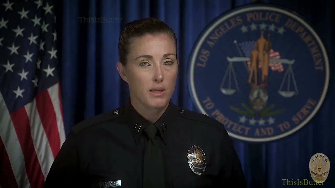 LAPD release videos of a wild chase of a stolen DWP vehicle that resulted in a police shooting