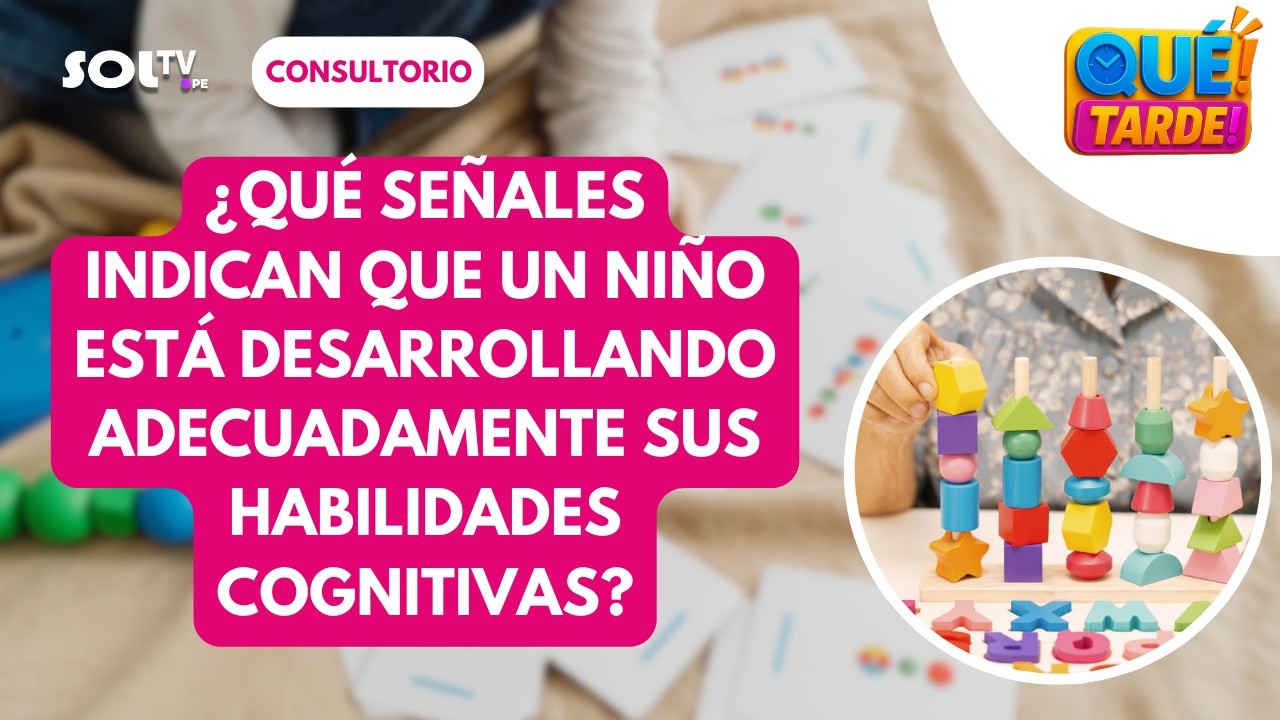 👶💡 ¿CÓMO SABER SI UN NIÑO DESARROLLA BIEN SUS HABILIDADES COGNITIVAS? | QUE TARDE – SOL TV