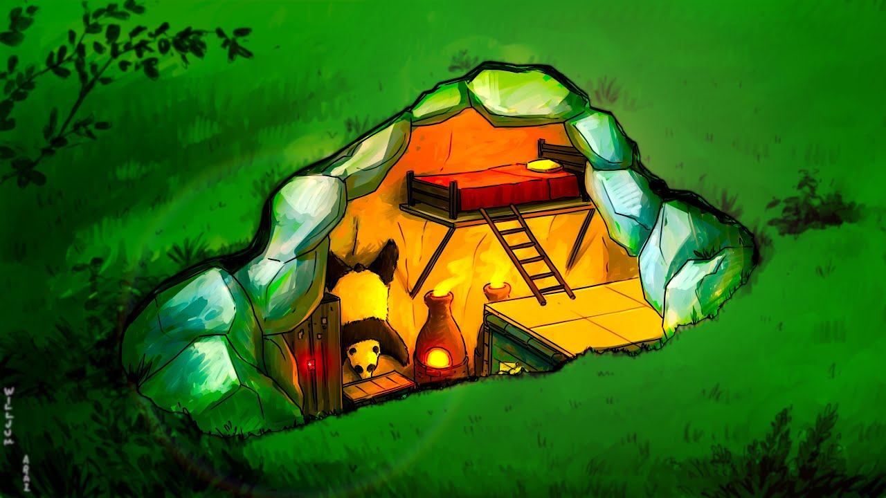 I Lived in a secret cave base in Rust...