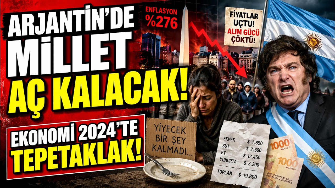 Arjantin’de Millet Aç Kalacak - Ekonomi 2024’te Tepetaklak Oldu - #arjantin #buenosaires #reklam