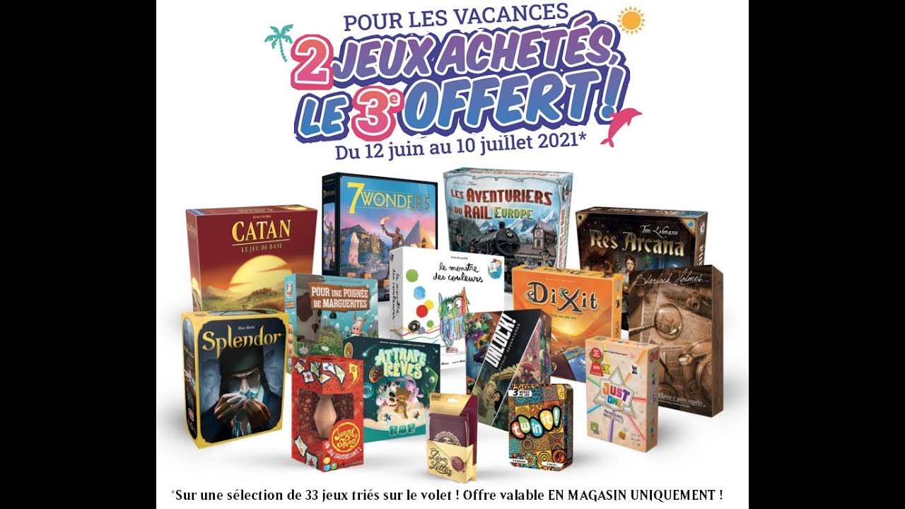 Offre Asmodee été 2021