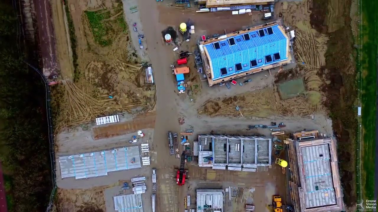 Het Hof in Gemeente Zevenaar vanuit de lucht
