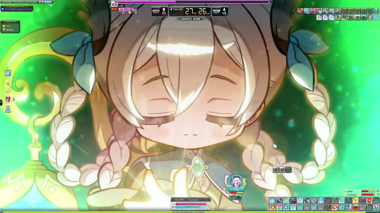 [Maplestory GMS Scania] Genesis Weapon: Lucid, Keeper of Nightmares (Carried 274 Lynn)