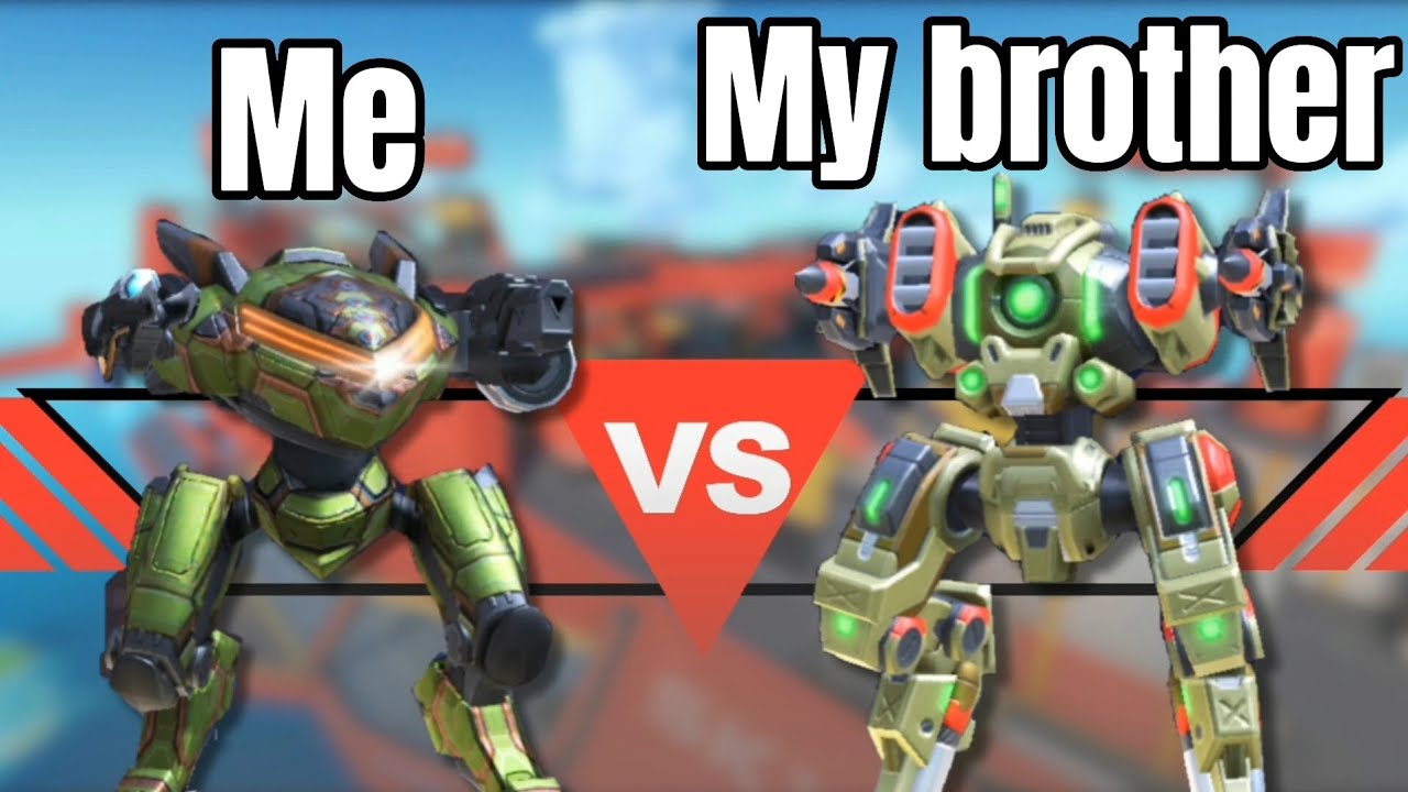 Me Vs My Brother! | Mech Arena