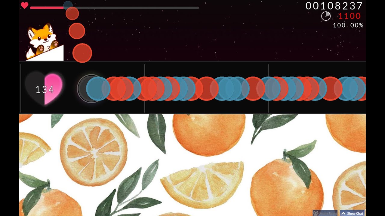 [osu!taiko] 5.96★ | #32/118 FC | Orange Lounge - LOVE IS ORANGE | [I really love oranges. Like...]
