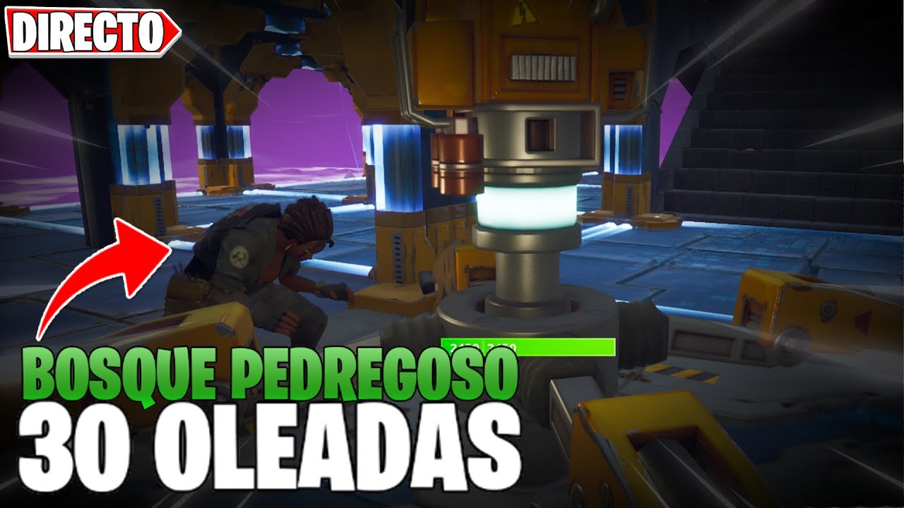 *30 Oleadas* BOSQUE PEDREGOSO Gameplay completo - AFK 2023 Salvar el mundo Fortnite Resistencia