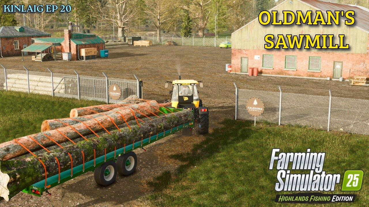 A BIG INVESTMENT AND WE FINALLY HAVE SAWMILL - HIGHLANDS FISHING EPISODE 20 - FARMING SIMULATOR 25