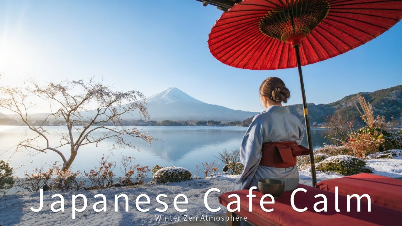 Japanese Cafe Calm — Winter Zen Atmosphere