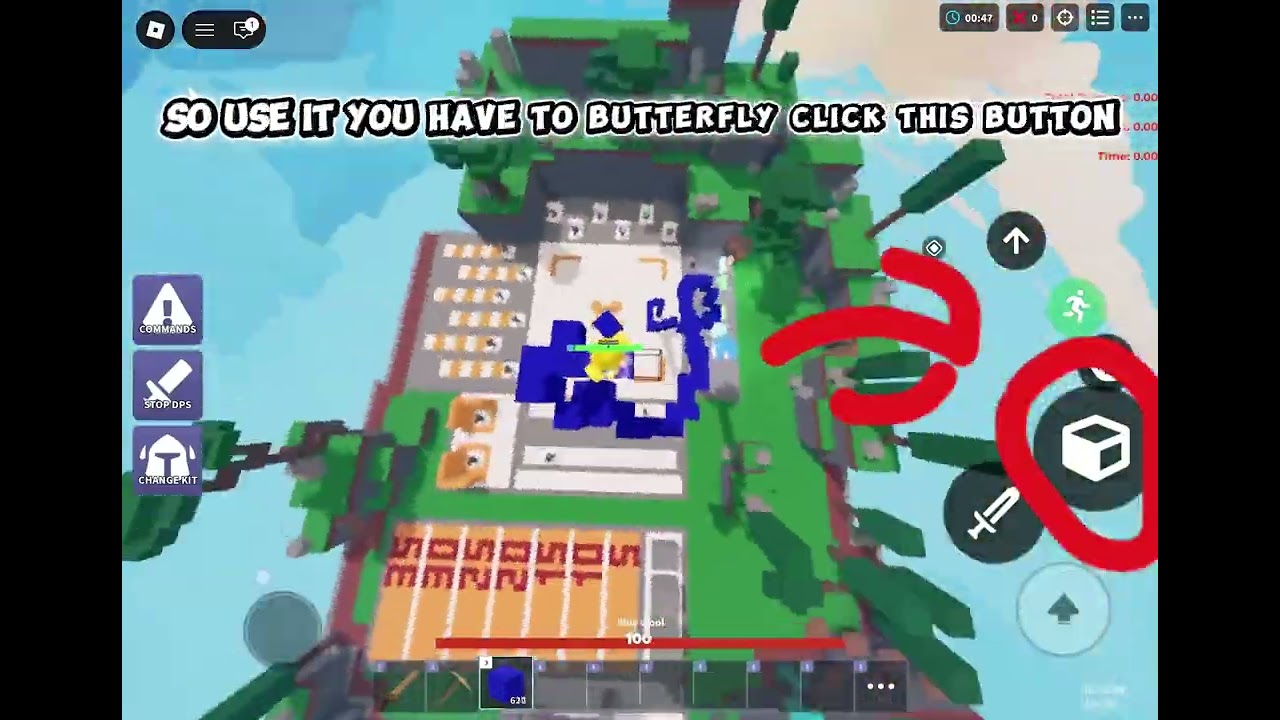 How to get an auto clicker for mobile players in Roblox bedwars!