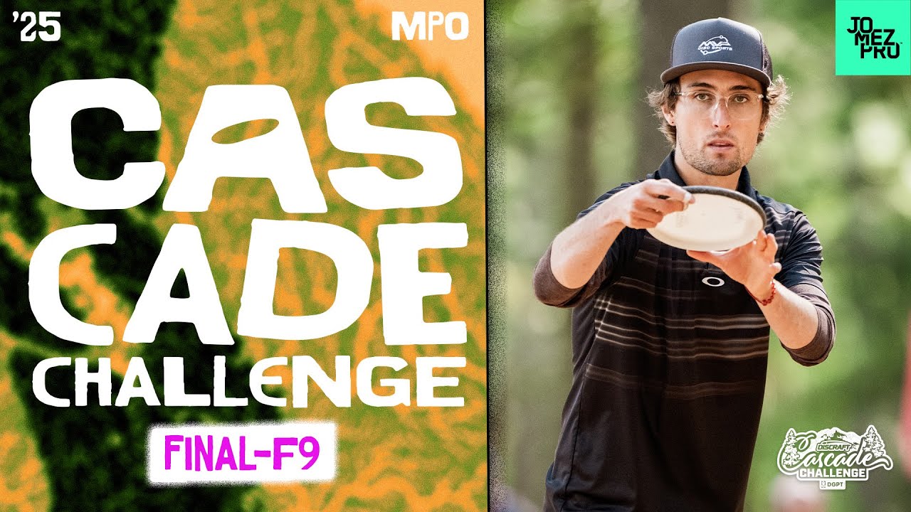 2025 Cascade Challenge | MPO FINALF9 | Barela, Aderhold, McMahon, Lizotte | Jomez Disc Golf