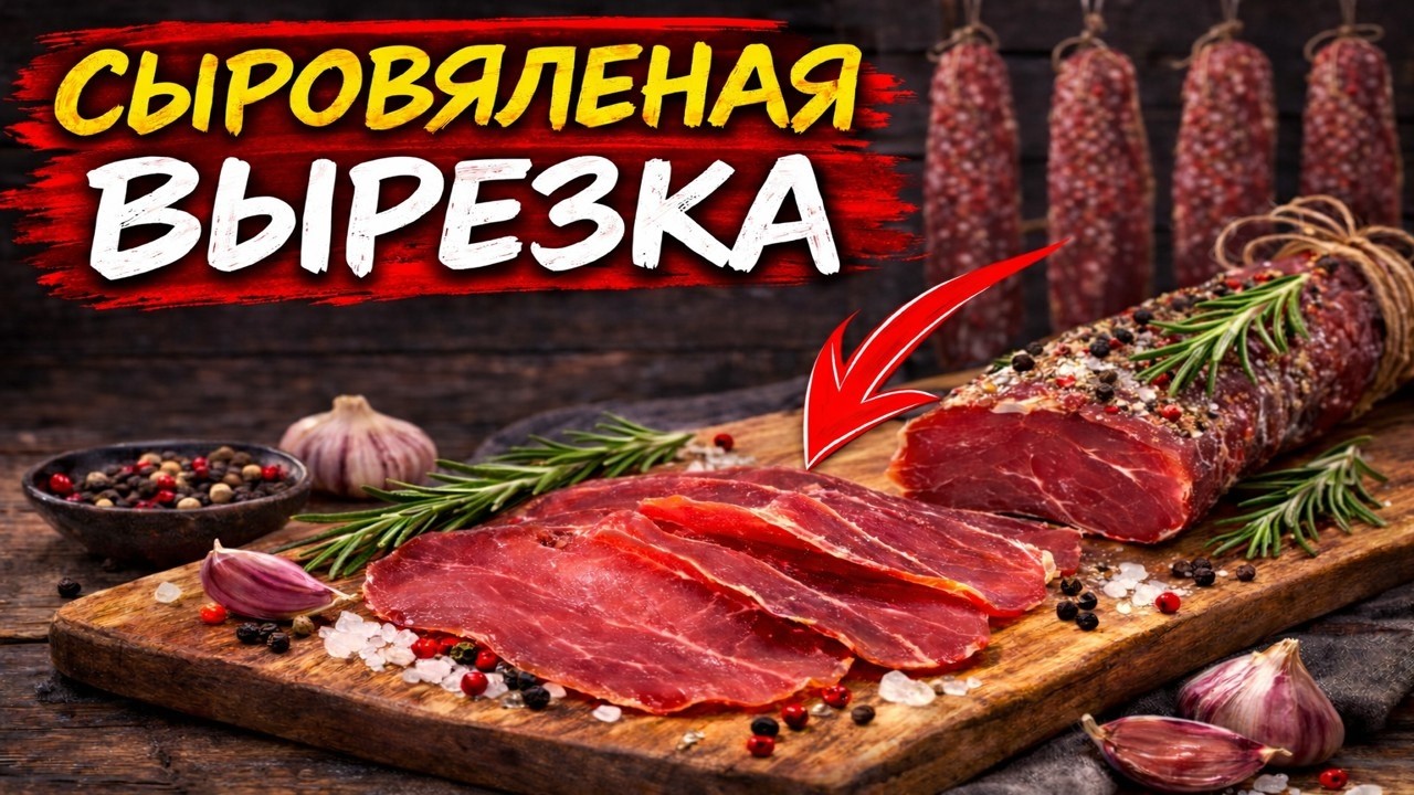 После ЭТОГО рецепта магазинная не нужна! Сыровяленая вырезка