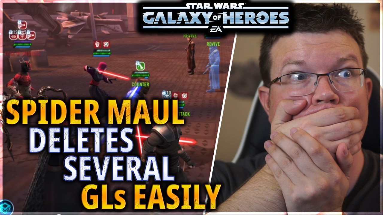 EARLY FOOTAGE: SPIDER MAUL KILLS ALL THE GALACTIC LEGENDS #swgoh