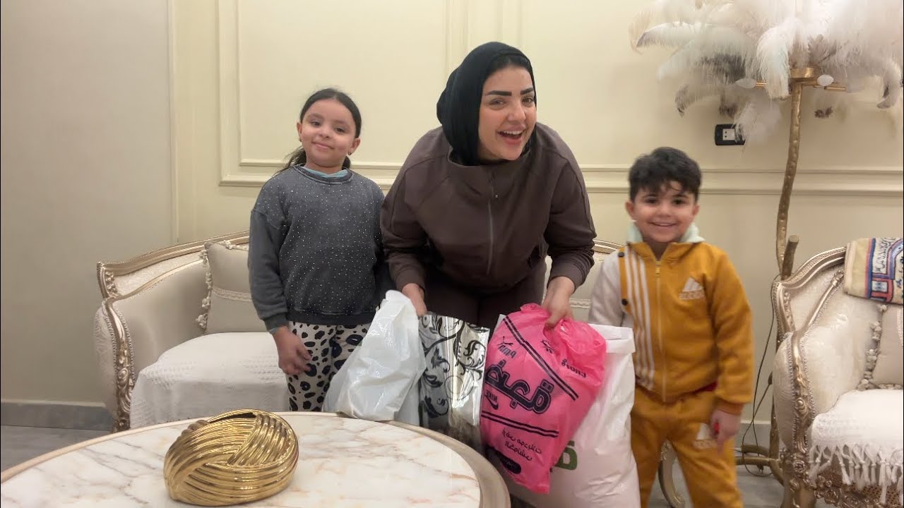 جبنا العيد🥳عيالي مقدرش أقصر معاهم خدتهم وفرحتهم بلبس العيد