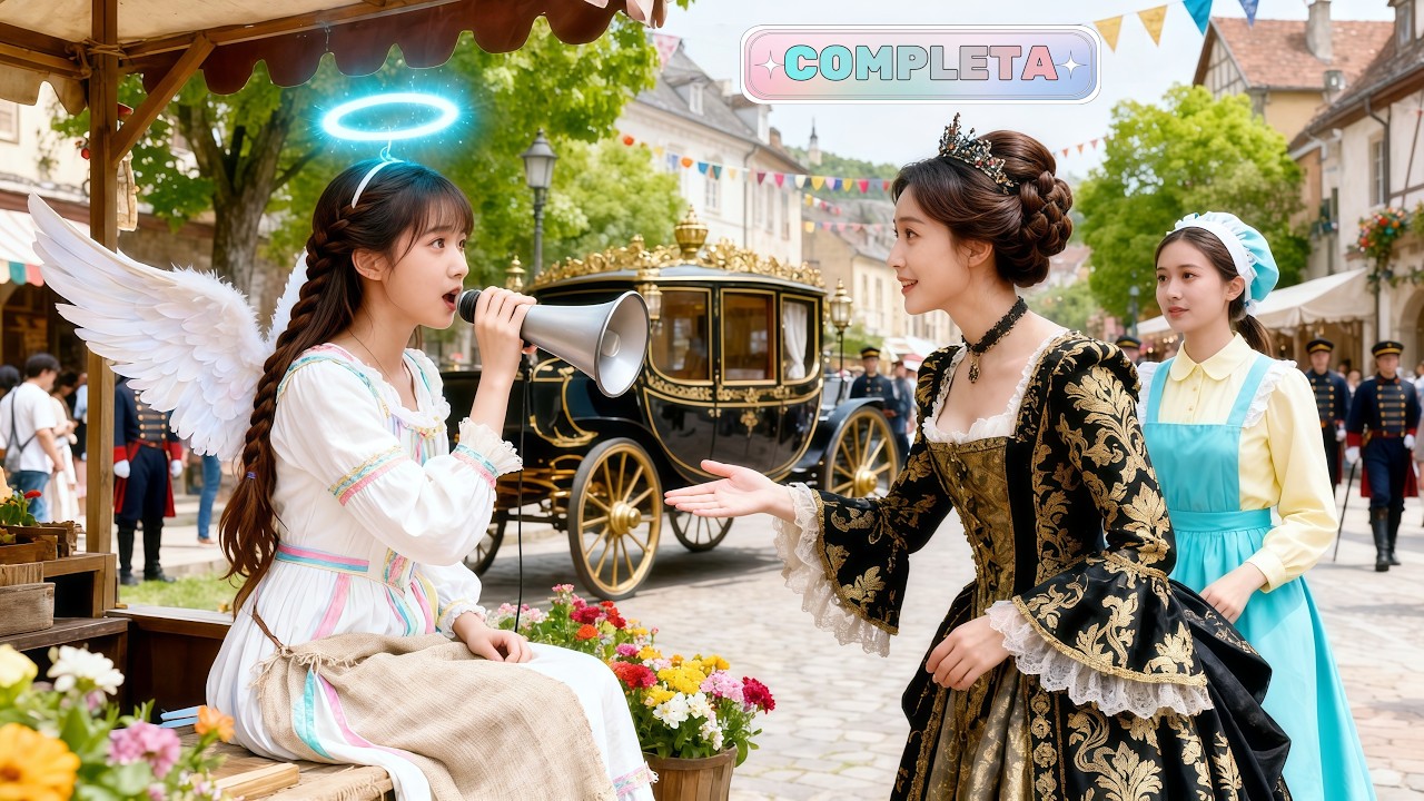A rainha ouve os pensamentos da menina e reconhece sua filha. Ela a leva para casa e a mima!#kdrama