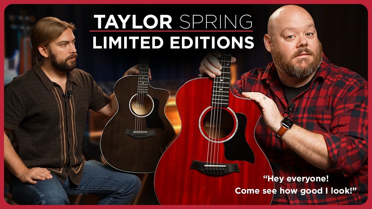 Colorful Spring Limited Editions from Taylor Guitars