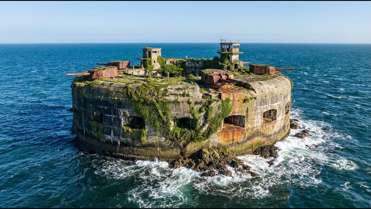 I Transformed an Abandoned Sea Fort into a Modern Luxury Water Park (ASMR)