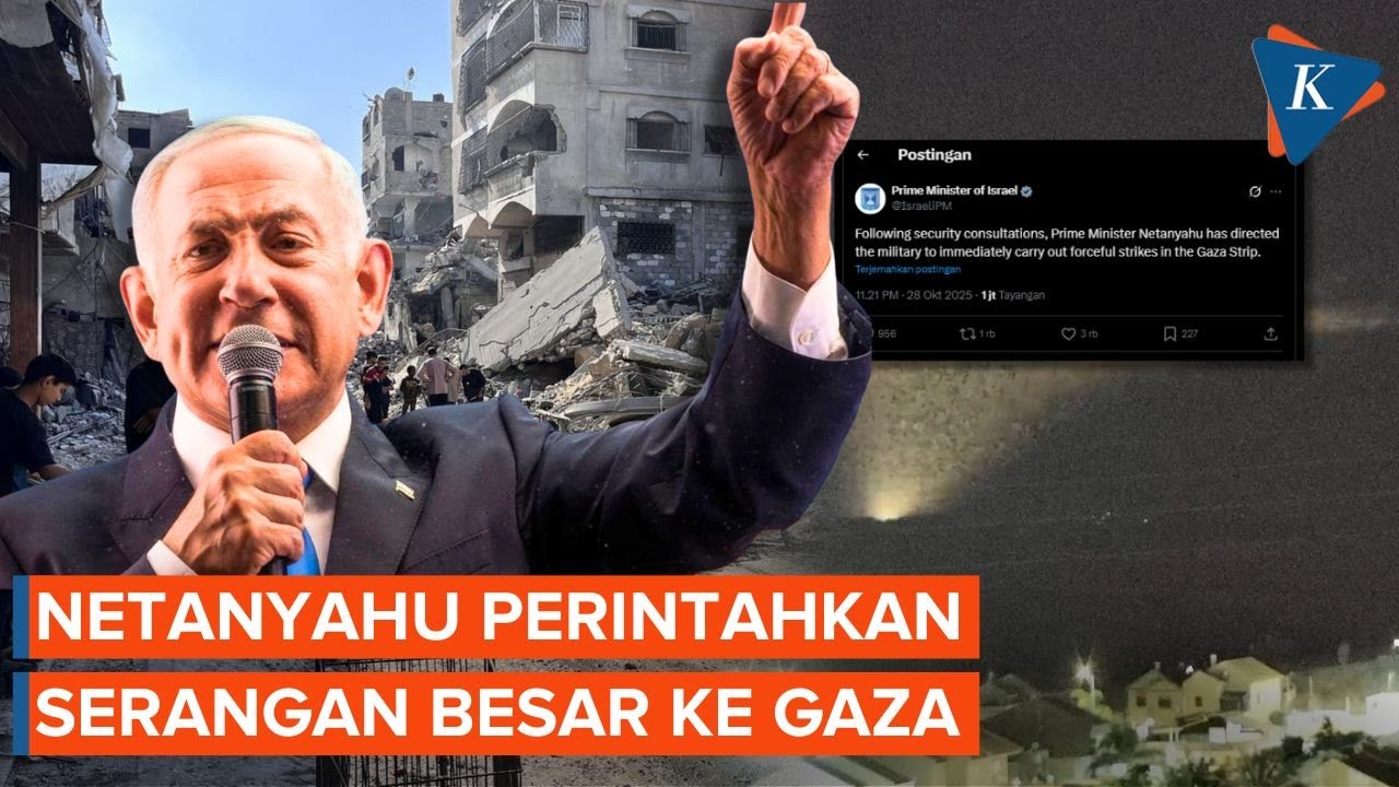 Netanyahu Perintahkan Militer Israel Lancarkan Serangan 