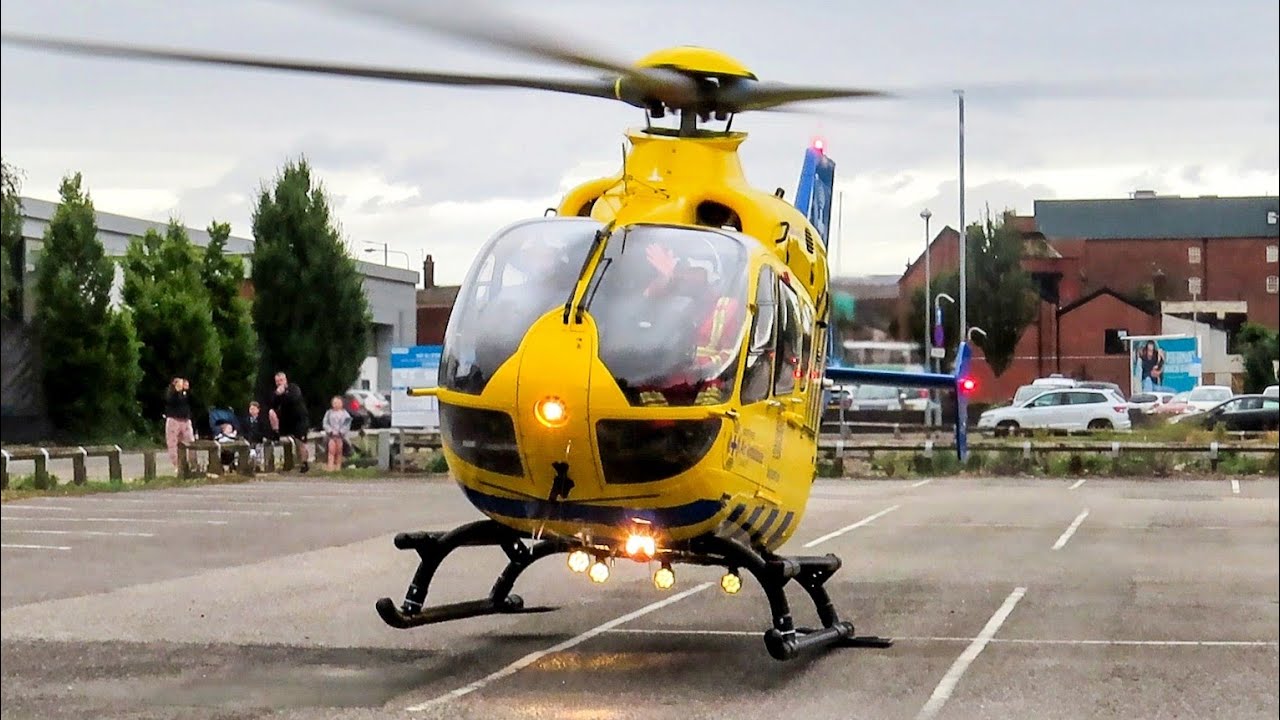 North West Air Ambulance Departure From Ashton-Under-Lyne | 25.08.24