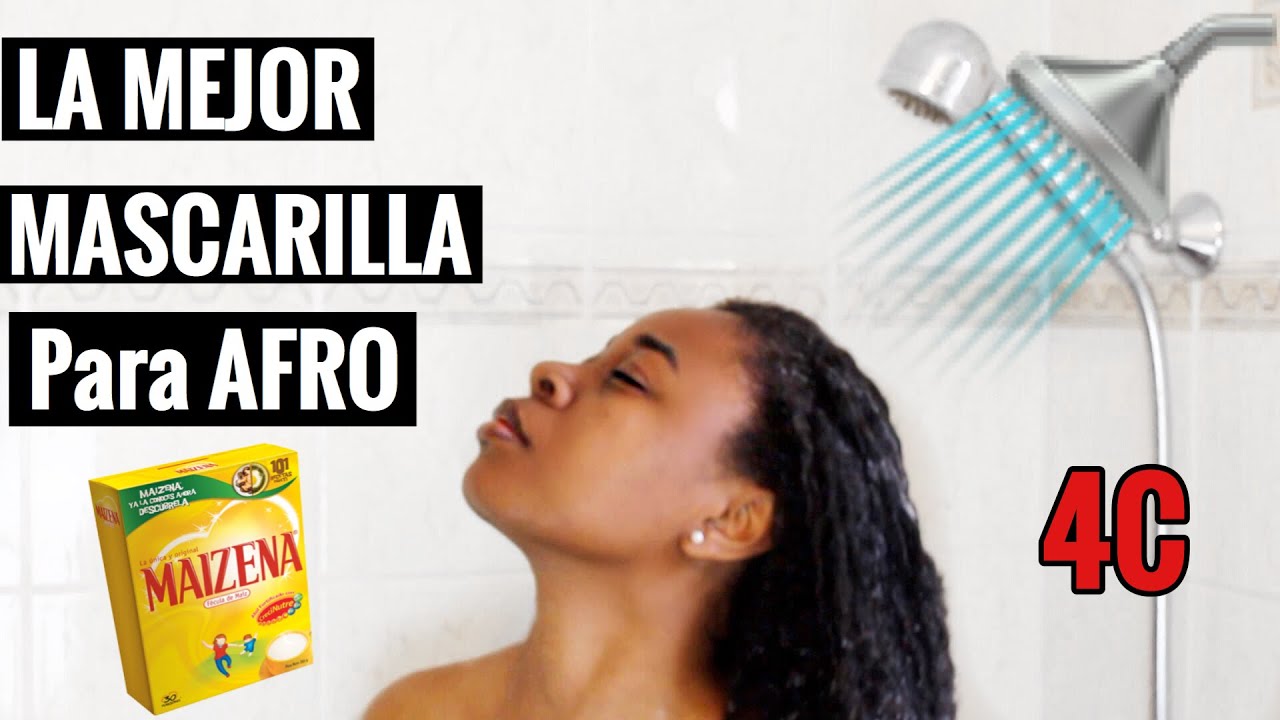 MASCARILLA de MAIZENA para la NUTRICIÓN y BRILLO || Cabello 4c || RIHANEL (colaboración )