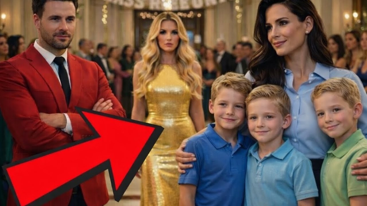 “Humiliated at a School Reunion as a Single Dad—Then a Billionaire Noticed Me and My Triplets”