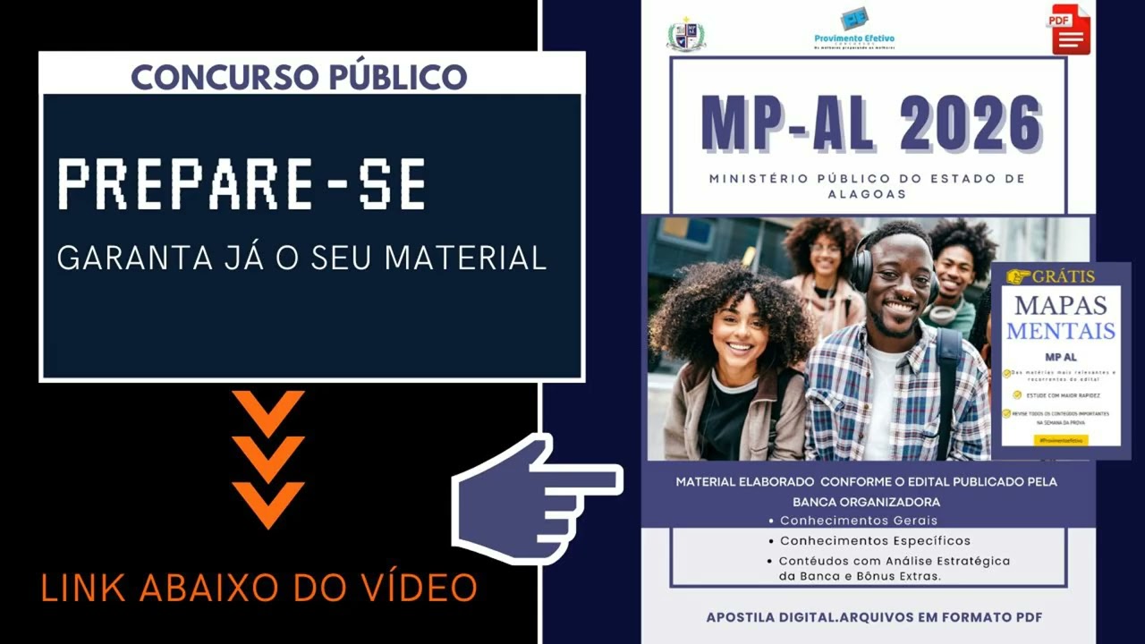 Apostila MP AL Gestão Pública – Analista MP 2026