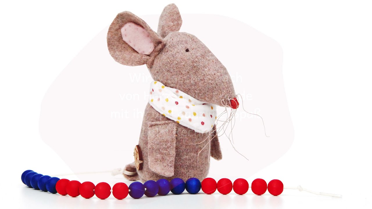 Nähtutorial zum DIY-Nähset für Waldi Waldmaus