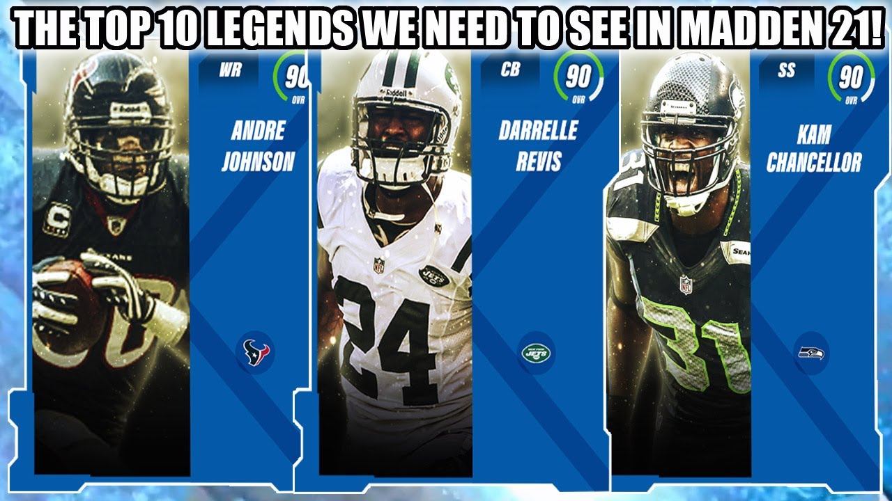 THE TOP 10 LEGENDS WE NEED TO SEE IN MADDEN 21! MADDEN 21 LEGENDS PREDICTIONS! | MADDEN 21
