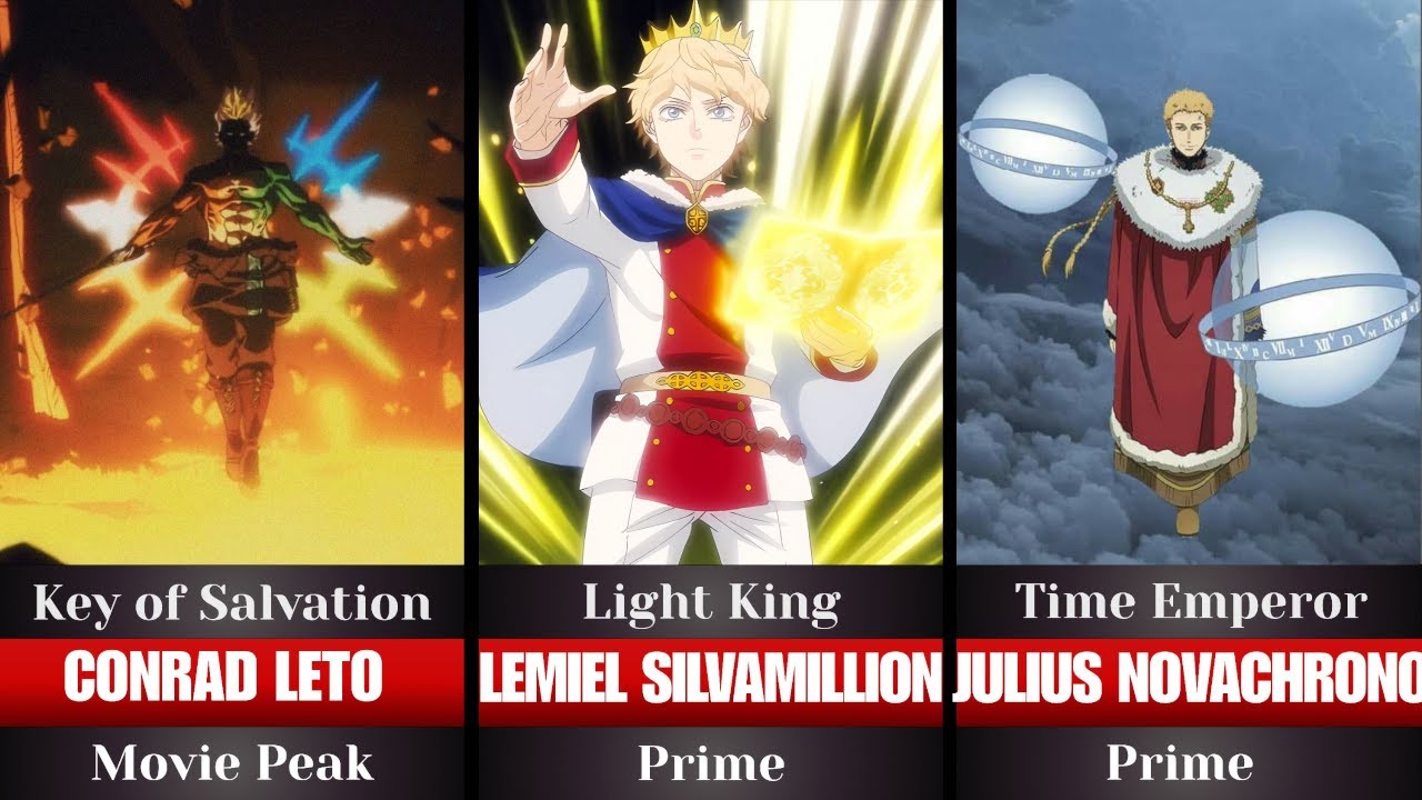 Top 30 Strongest Black Clover Characters of All Time (Anime + Manga + Movie)