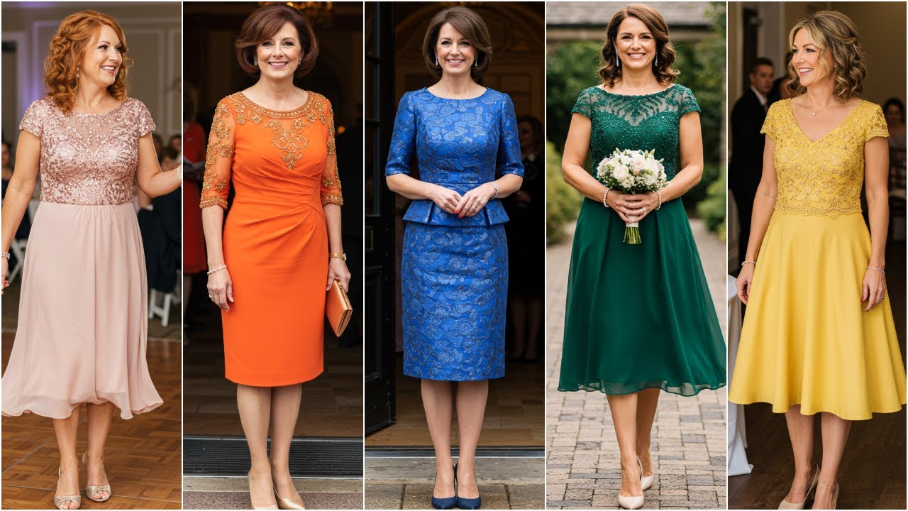 Eye-catching Knee Length Mother of the Bride Dresses - Knee Length Formal Dresses for Weddings 2025