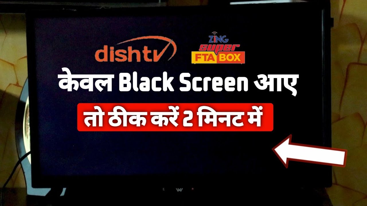 How to solve Black Screen Problem in Dish TV and Zing Super FTA Box 🔥| Two Cousin Store