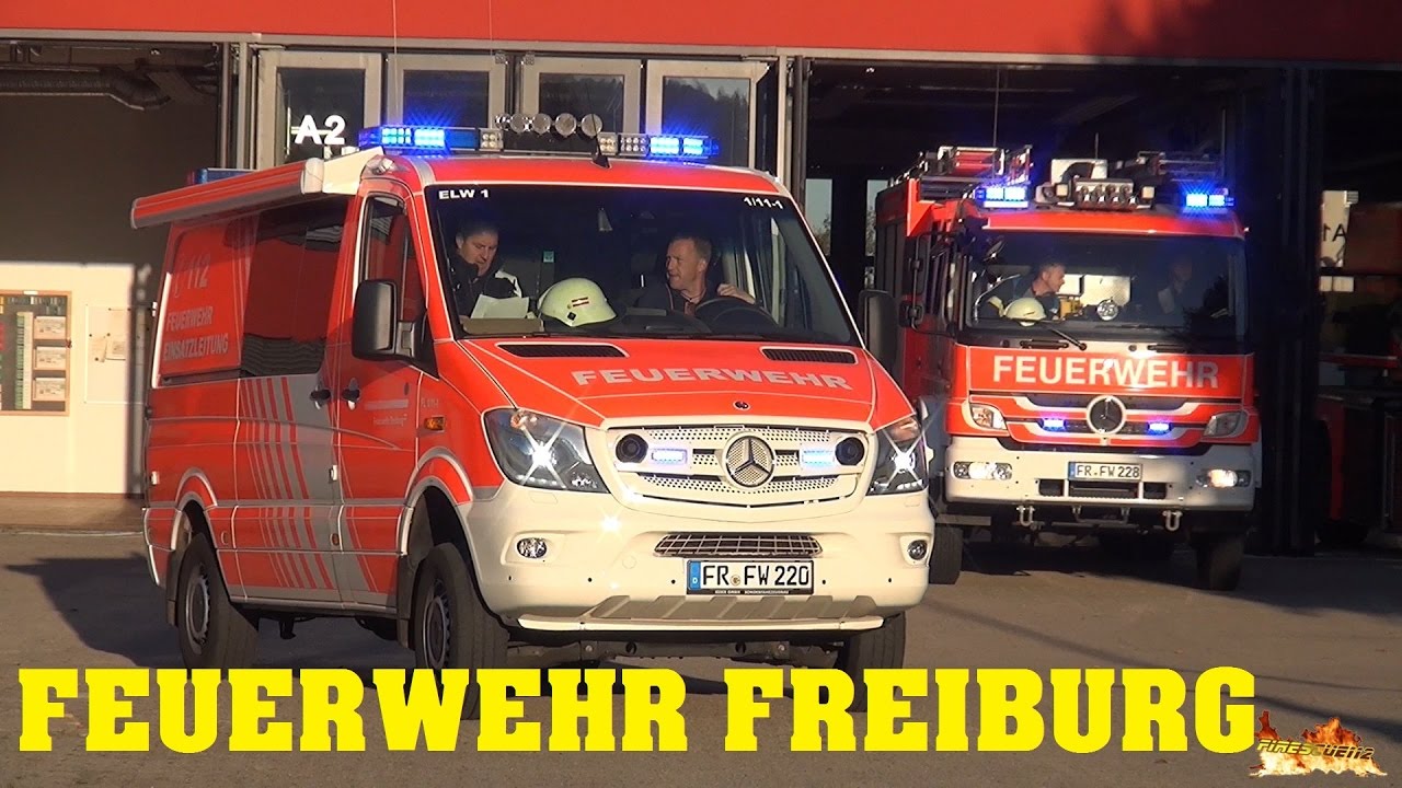 Einsatzreicher Morgen für die Feuerwehr Freiburg - Zwei Alarme in einer Stunde!