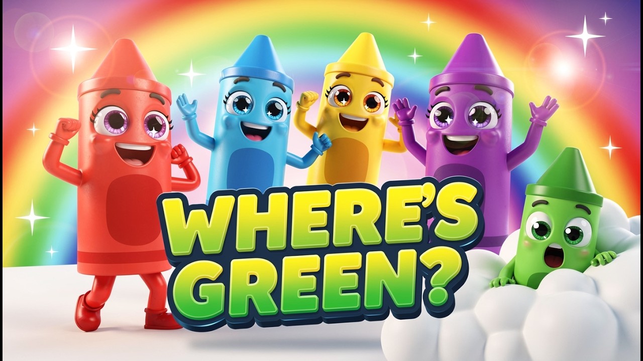 😲 Where Did Green Go? Silly Colors Parade 🎨💃 | Fun Color Dance for Kids