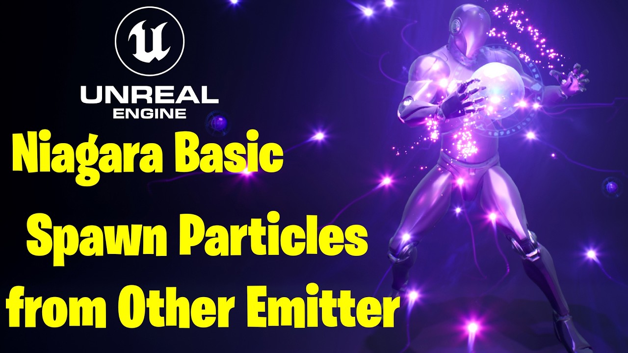 UE5.3 Niagara Basic | Создание частиц из другого излучателя | #12