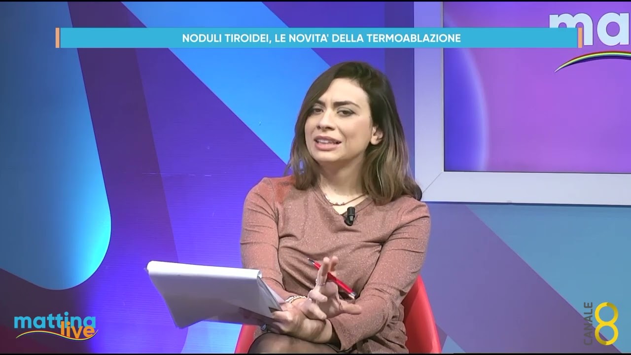 Noduli tiroidei, le novità della termoablazione  - MattinaLive 01/02/2024