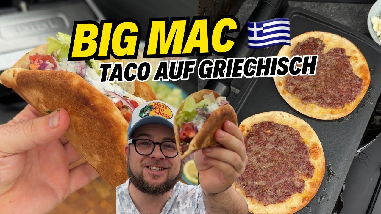 Big Mac Tacos griechischer Art 🇬🇷 im OptiGrill