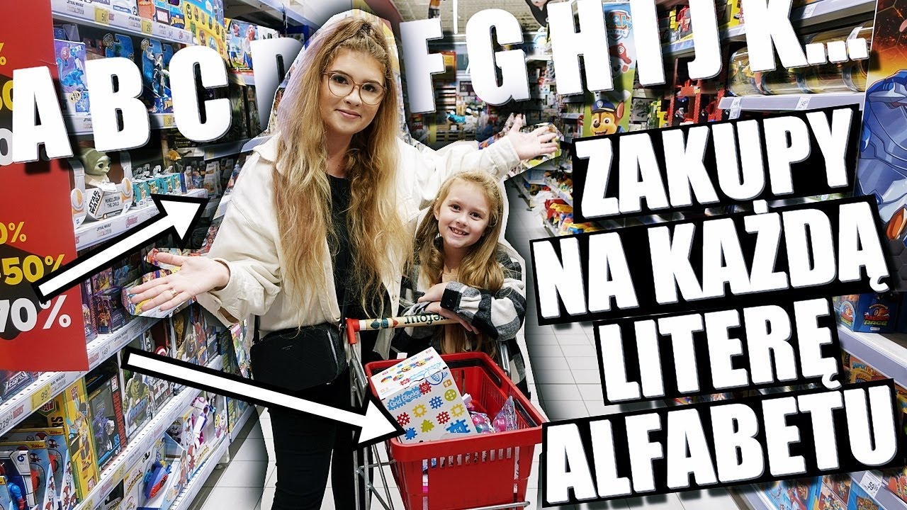 KUPUJEMY RZECZY NA KAŻDĄ LITERĘ ALFABETU 💜 CHALLENGE 💜 TO BYŁO MEGA TRUDNE 💜
