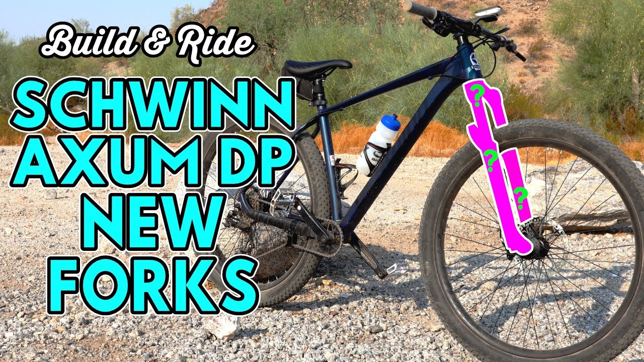 Schwinn Axum HUGE MTB UPGRADES - Forks & Hub | Budget Hardtail 29