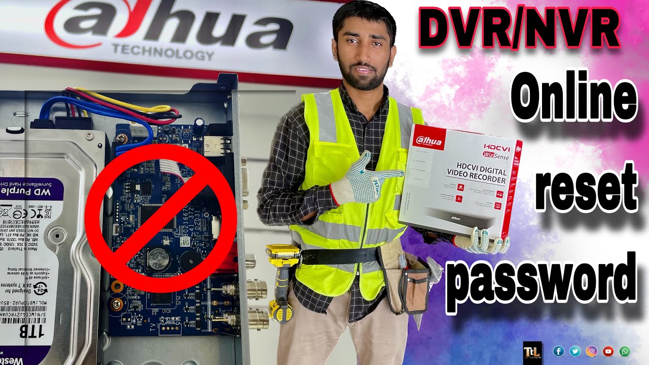 Dahua xvr nvr password reset in online | dahua xvr forgot password | xvr Nvr password problem fix